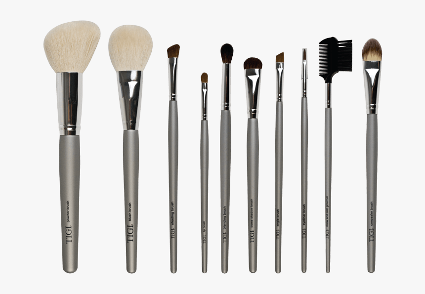 Set Of Makeup Brushes - Makeup Brushes Transparent Background, HD Png Download, Free Download