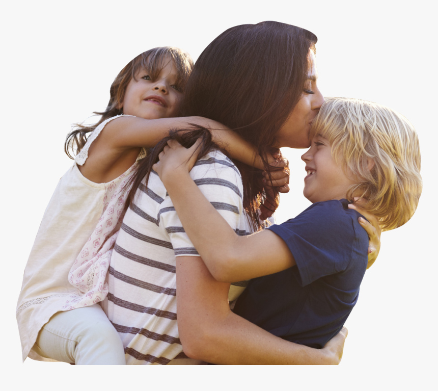 Mum With Kids, HD Png Download, Free Download