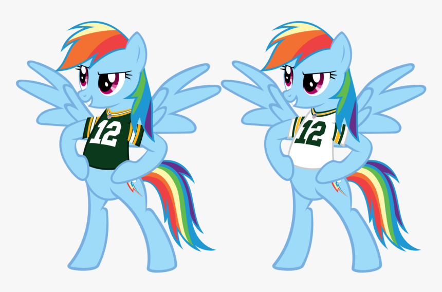 Aaron Rodgers American Football Artist Cheezedoodle - My Little Pony Packers, HD Png Download, Free Download