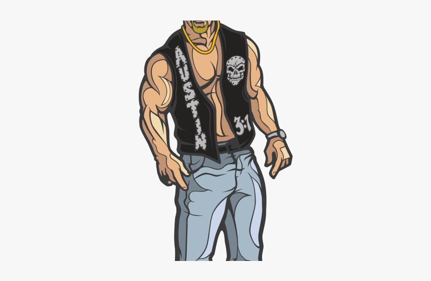 Steve Austin Clipart Transparent Png - Stone Cold Steve Austin Cartoon, Png Download, Free Download