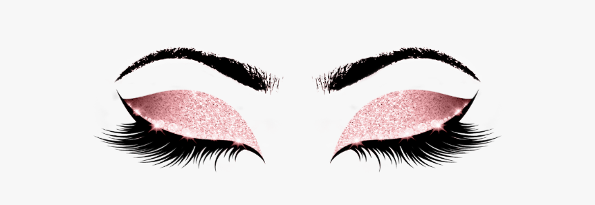 Pink Eyelashes Logo, HD Png Download, Free Download