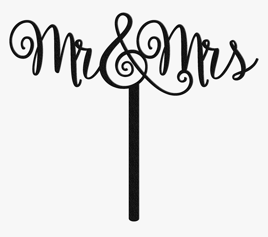 Mr And Mrs Png Transparent Background - Mr & Mrs Topper, Png Download, Free Download