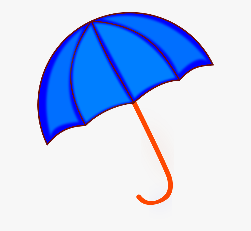 Blue Umbrella Clipart, HD Png Download, Free Download