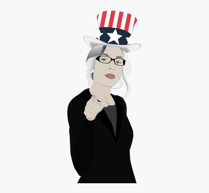 Recruitment, Business Woman, Uncle Sam Hat, I Want - Illustration, HD Png Download, Free Download