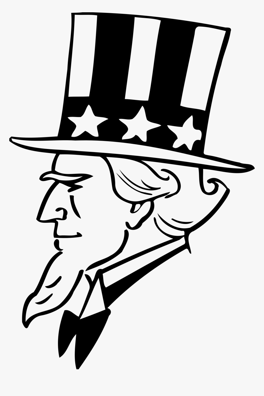 Uncle Sam 2 Clip Arts - Uncle Sam Cartoon Drawing, HD Png Download, Free Download