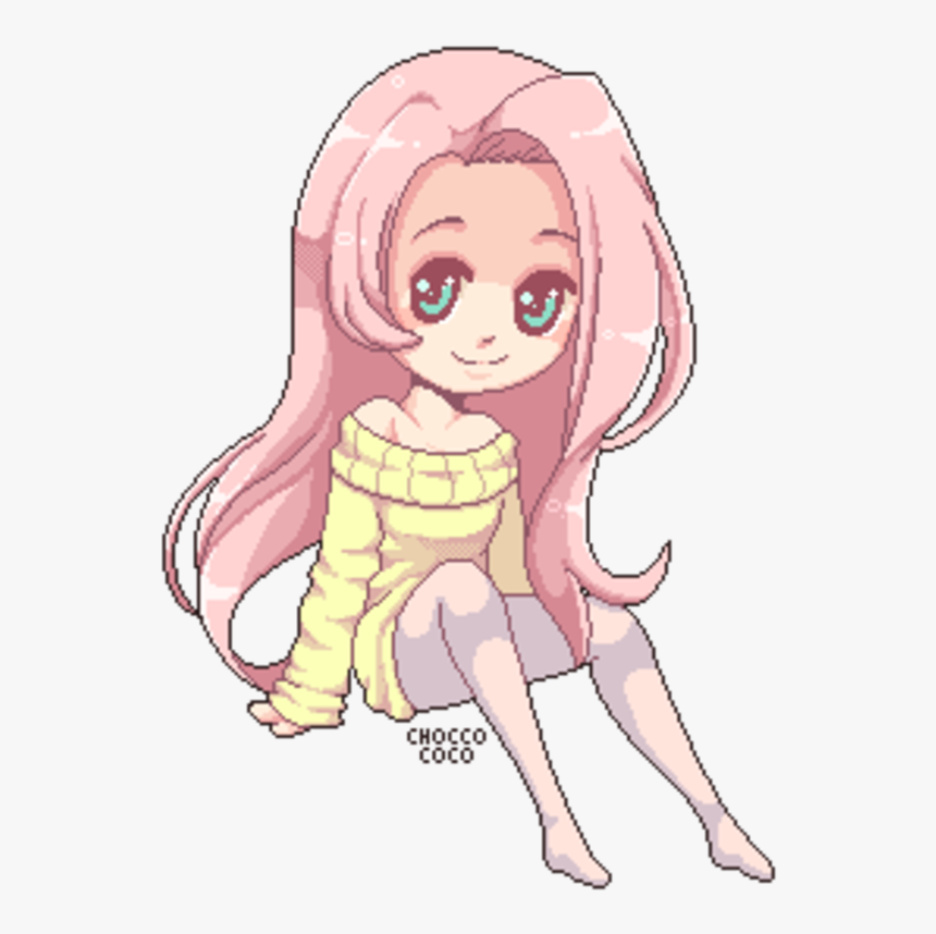 Fluttershy Hair Face Clothing Pink Facial Expression - Cartoon, HD Png Download, Free Download