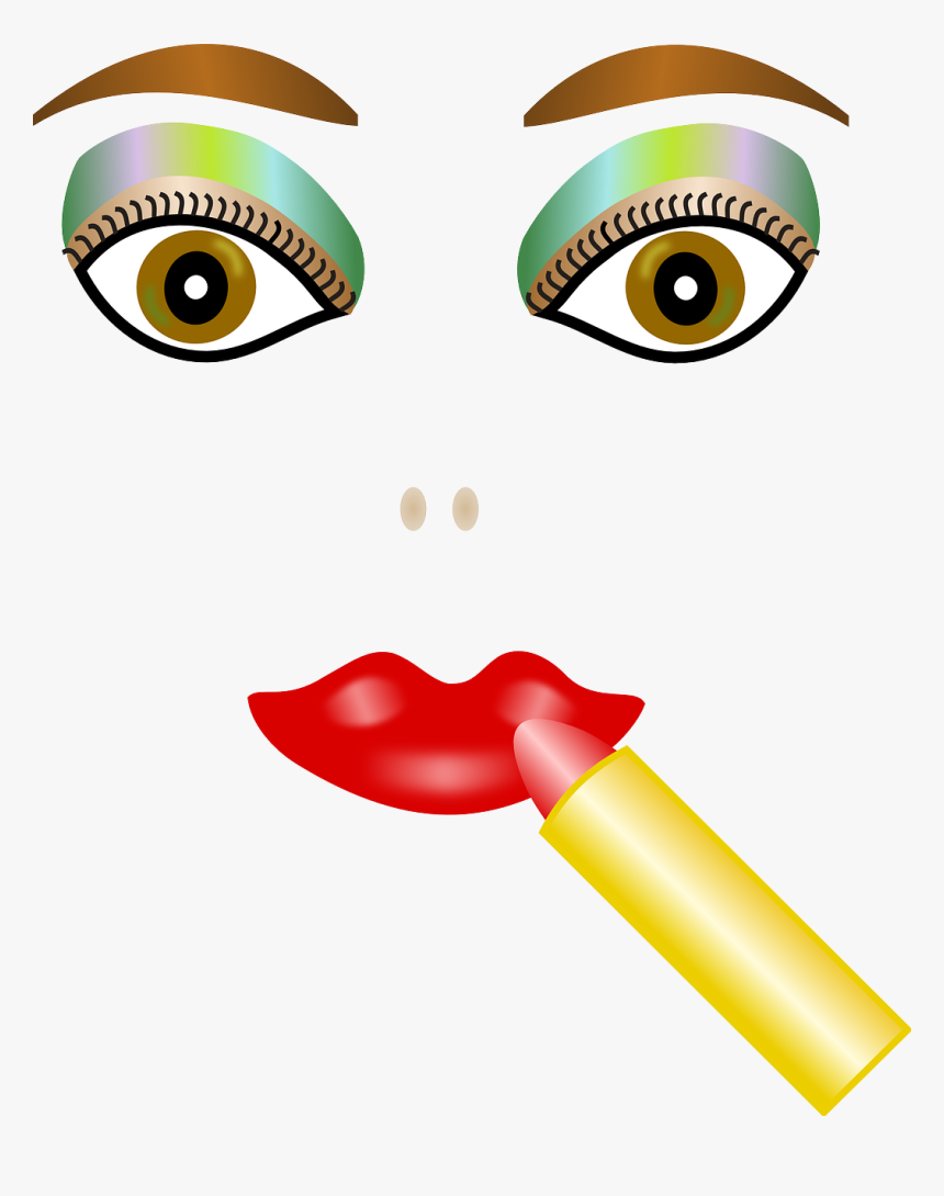 Makeup Wajah Kartun Transparan, HD Png Download, Free Download