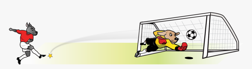 Soccer Football Goal Free Picture - Scores A Goal Clipart, HD Png Download, Free Download