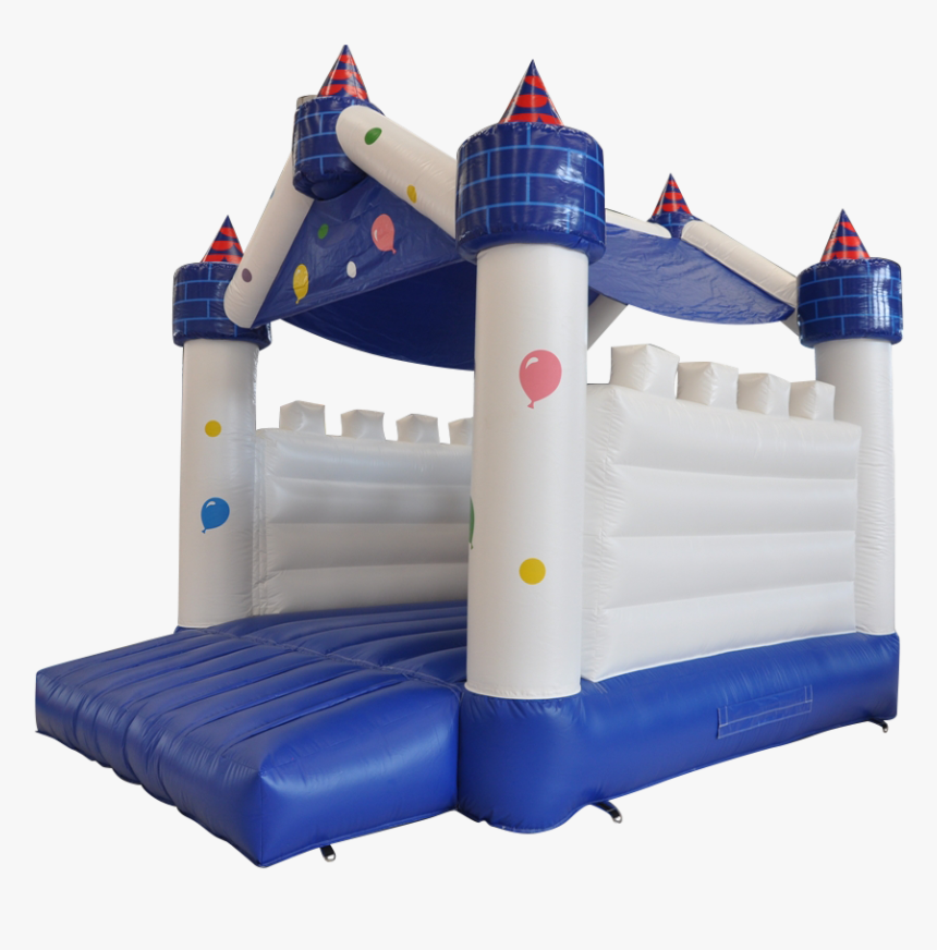 Blue & White Bouncy Castle - Wedding Bouncy Castle Auckland, HD Png Download, Free Download