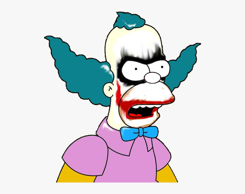 Joker Clipart Psd - Krusty The Clown Funny, HD Png Download - kindpng.
