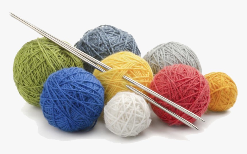 Knitting Needles And Yarn Png, Transparent Png, Free Download