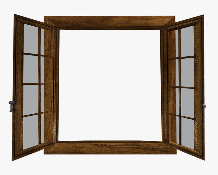 Window Twin Double Hung Two Sides Open - Transparent Transparent Background Window Png, Png Download, Free Download