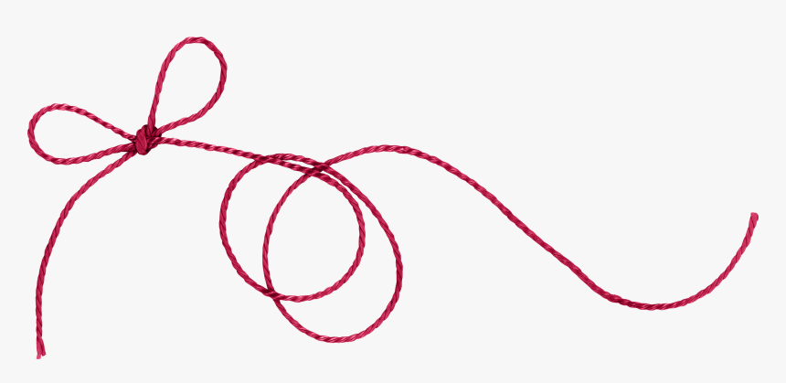 Transparent Crochet Yarn Clipart - Red String Transparent Background, HD Png Download, Free Download