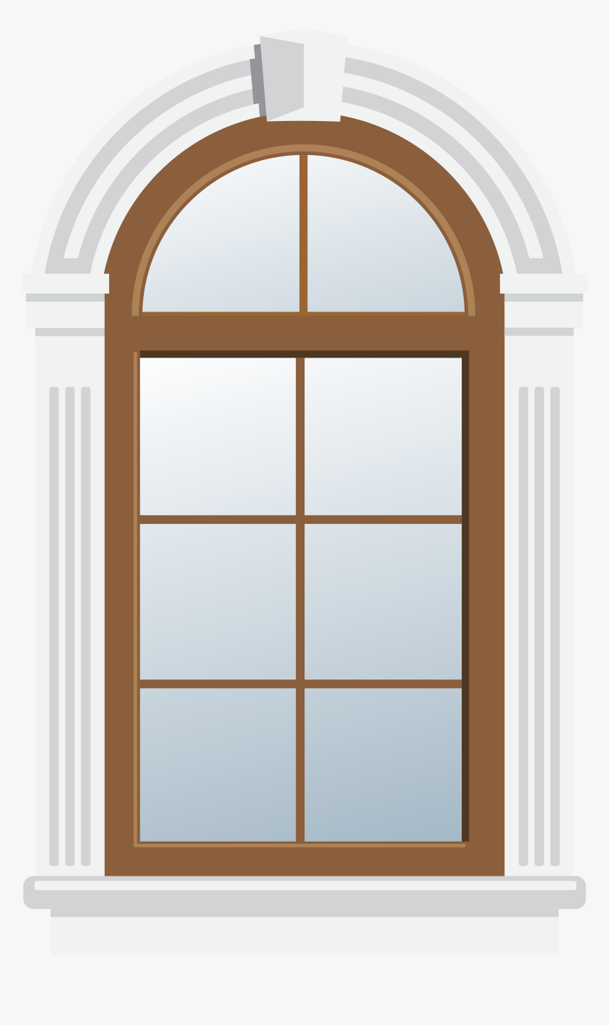 Arch Window Png Clip Art - Arched Window Transparent Clipart, Png Download, Free Download