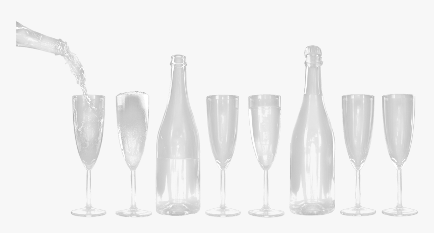 Glasses Free Transparent Wine Glasses Free Picture - Champagne Stemware, HD Png Download, Free Download
