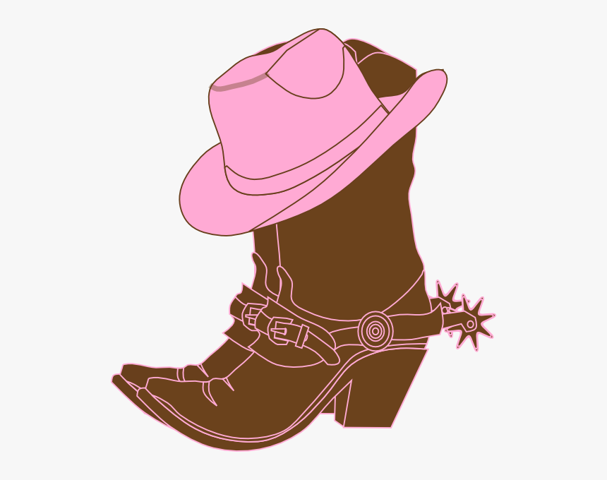 Collection Of Free Boots Clipart Brown Boot Download - Cowgirl Boots Clipart, HD Png Download, Free Download