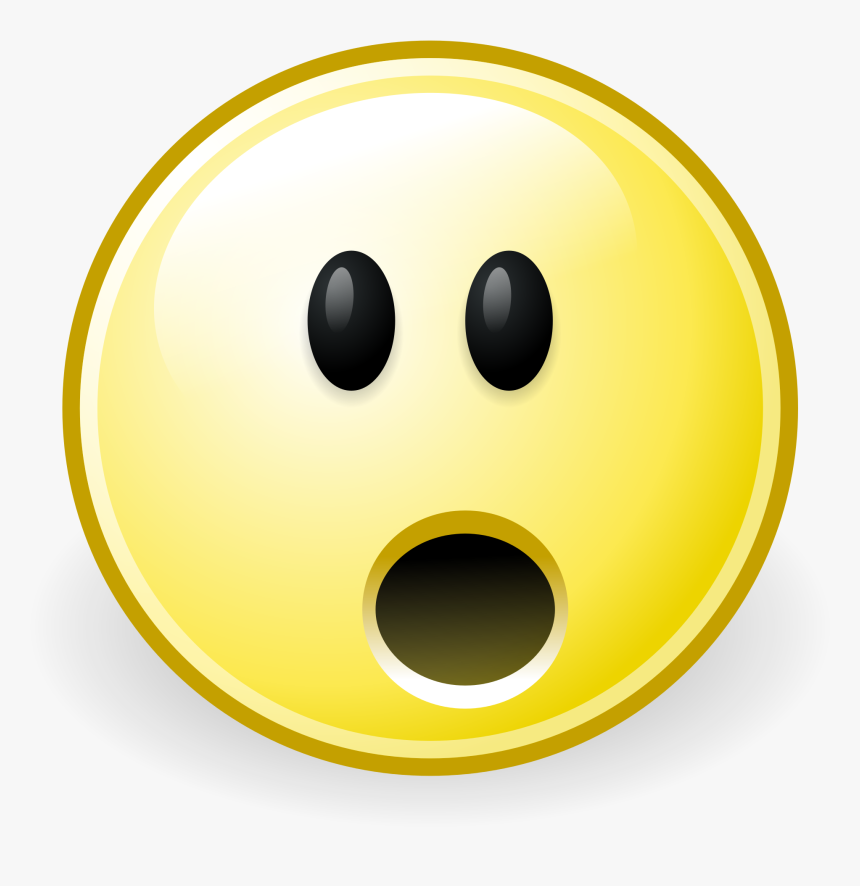 Surprise Clipart Person Surprised - Smiley, HD Png Download, Free Download