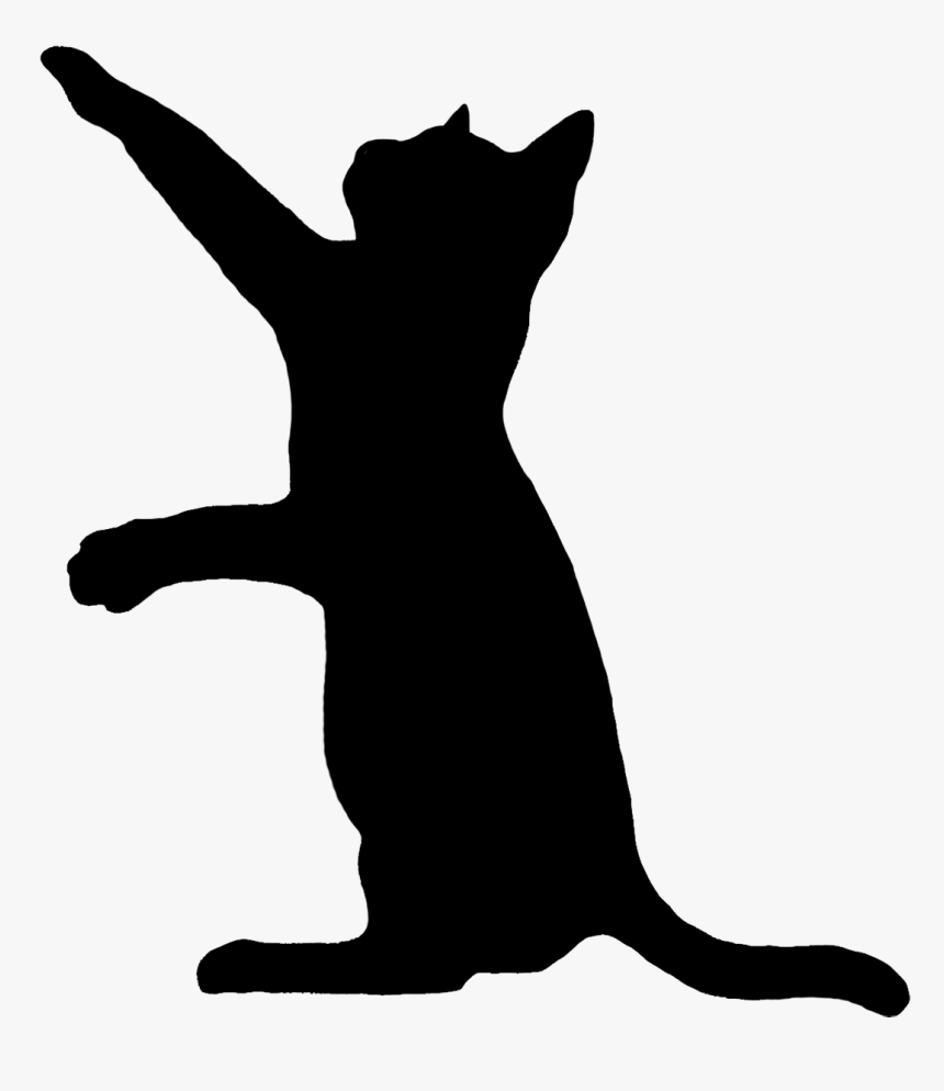 Kitty Clipart Yarn - Cat Silhouette Png, Transparent Png, Free Download