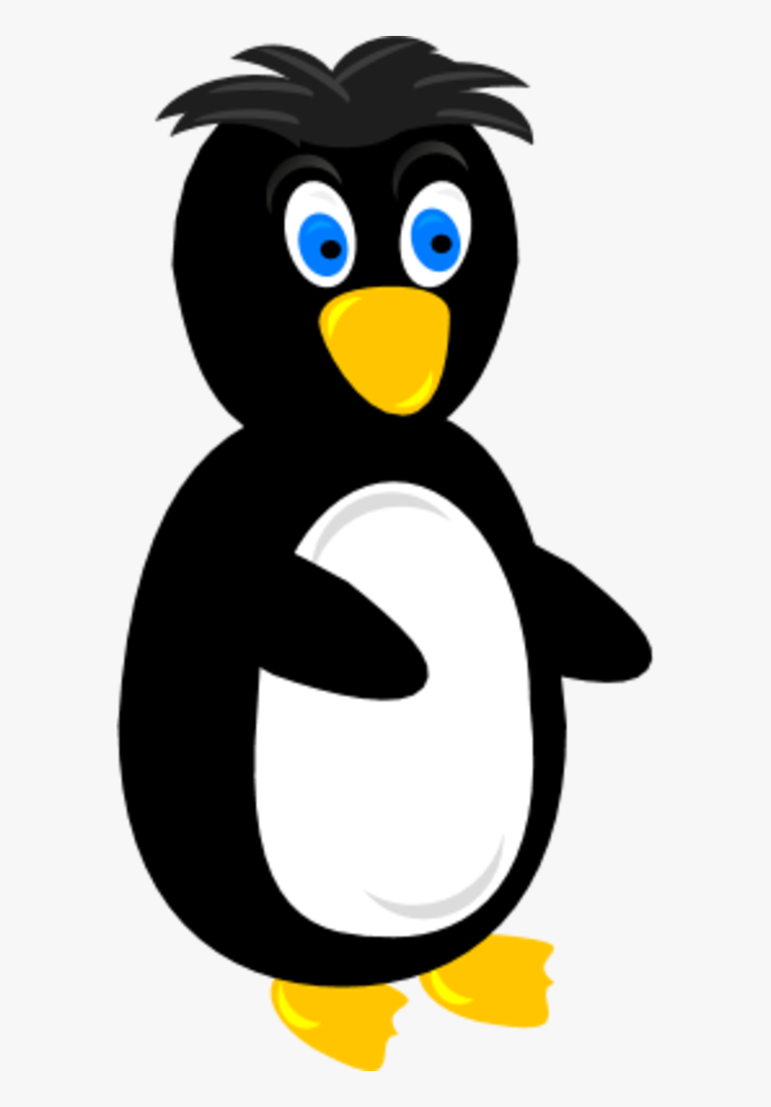 Penguin Looking Forward And Surprised - Penguin Clip Art, HD Png Download, Free Download