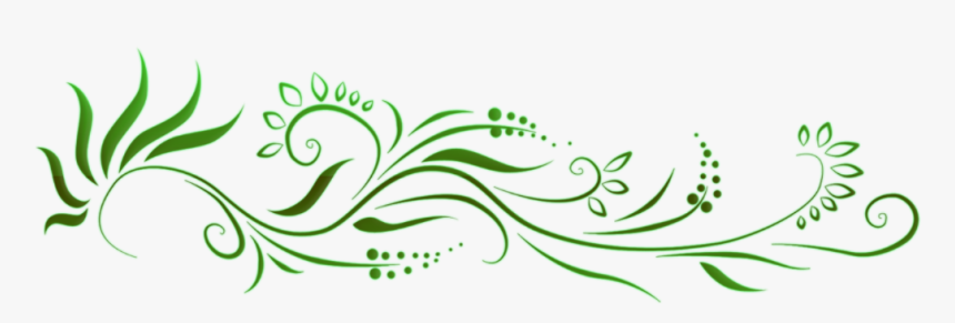 Flower Border Line Png - Design Vector Flower Png, Transparent Png, Free Download