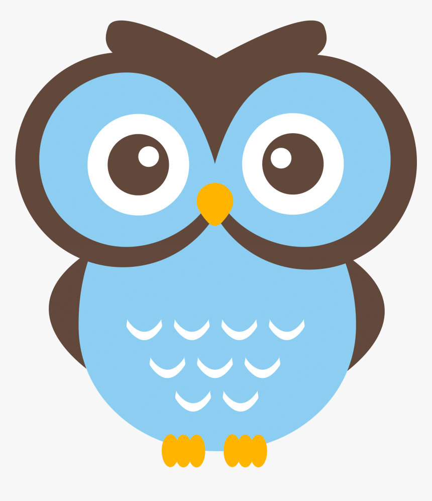 Free Clipart Blue Owl And Yarn - Cute Owl Clipart, HD Png Download, Free Download