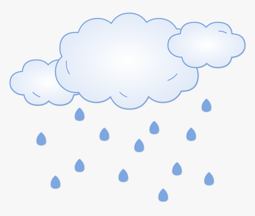 Rain Clouds Sky Water Rainy Png Image - ฝน ตก Png, Transparent Png, Free Download