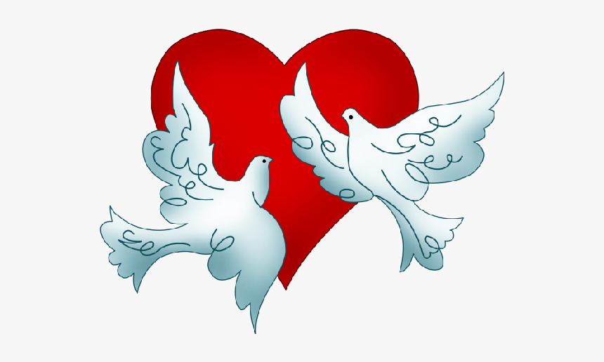 Wedding Doves Png - Free Clip Art Wedding Doves, Transparent Png, Free Download