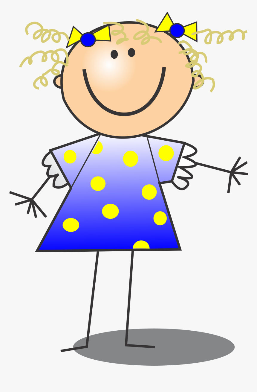 Stick Figure 5png - Stick Figure Girl Clipart, Transparent Png, Free Download