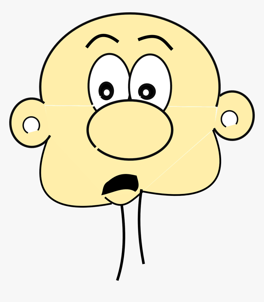 Transparent Surprised Person Png - Cartoon, Png Download, Free Download