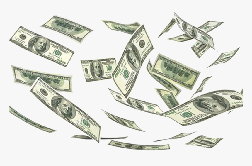 Falling Money Transparent - Money Falling Transparent Background, HD Png Download, Free Download