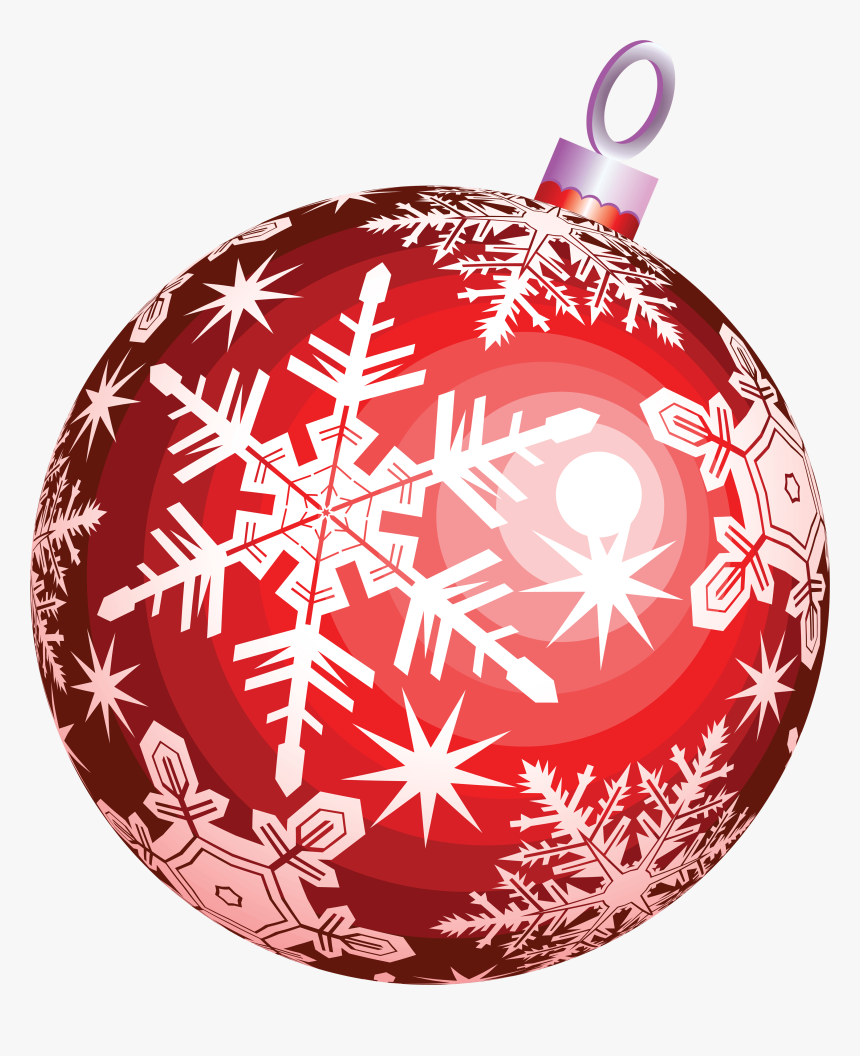 Red Christmas Ball Toy Png Image - Christmas Ball Png Hd, Transparent Png, Free Download