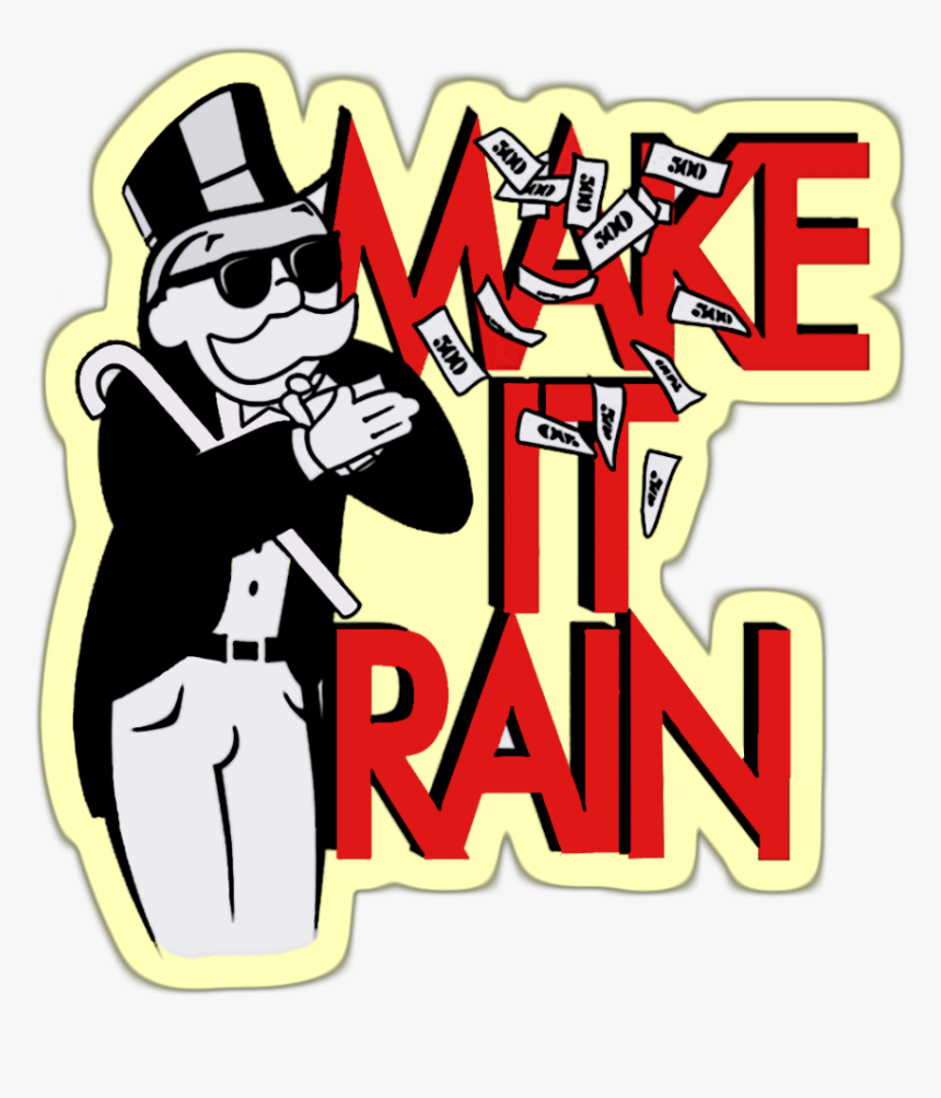 Clip Art Download Make It Apk - Make It Rain Clip Art, HD Png Download, Free Download