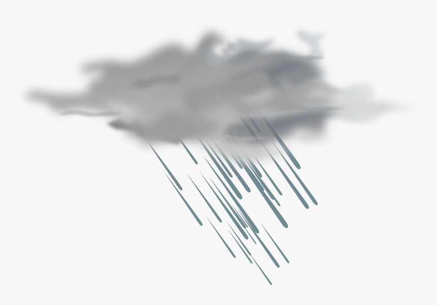 Weather Icon - Transparent Background Rain Cloud, HD Png Download, Free Download