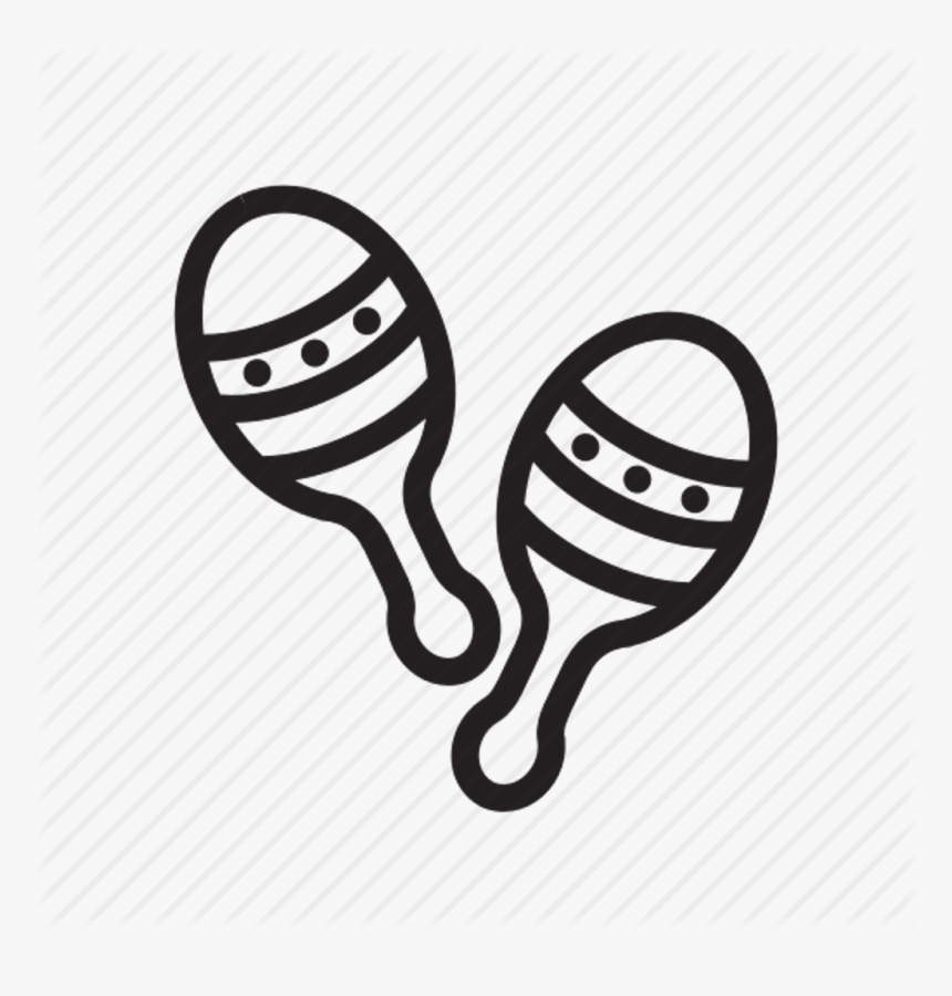 Maracas Outline Png, Transparent Png, Free Download