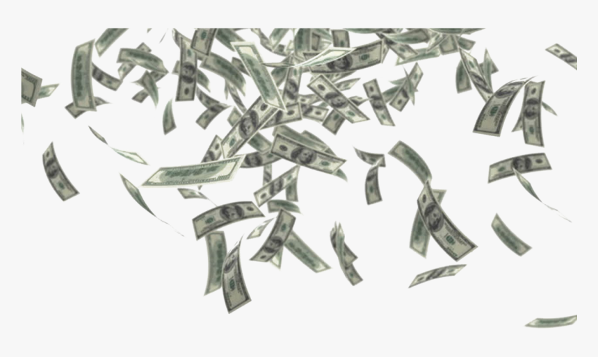 Falling Money Png Photo - Raining Money Transparent Background, Png Download, Free Download