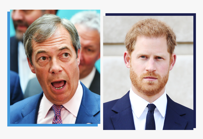 Nigel Farage And Prince Harry - Businessperson, HD Png Download, Free Download
