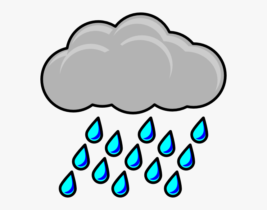 Rain Clipart Pictures - Rainy Clipart, HD Png Download, Free Download