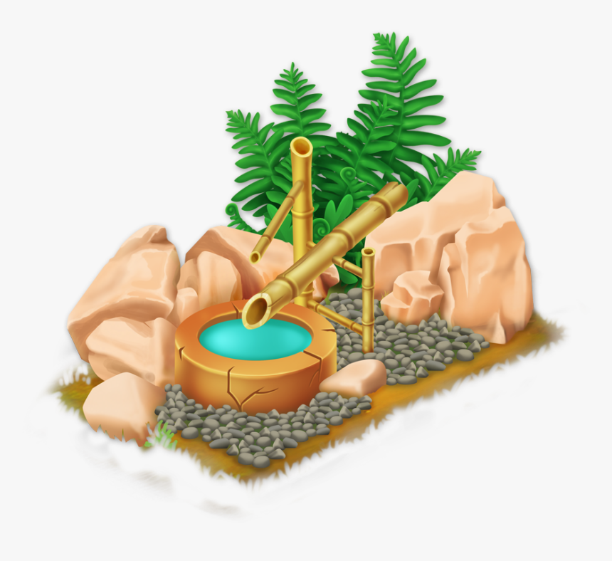 Fountain Clipart Top View - Hay Day Bamboo, HD Png Download, Free Download