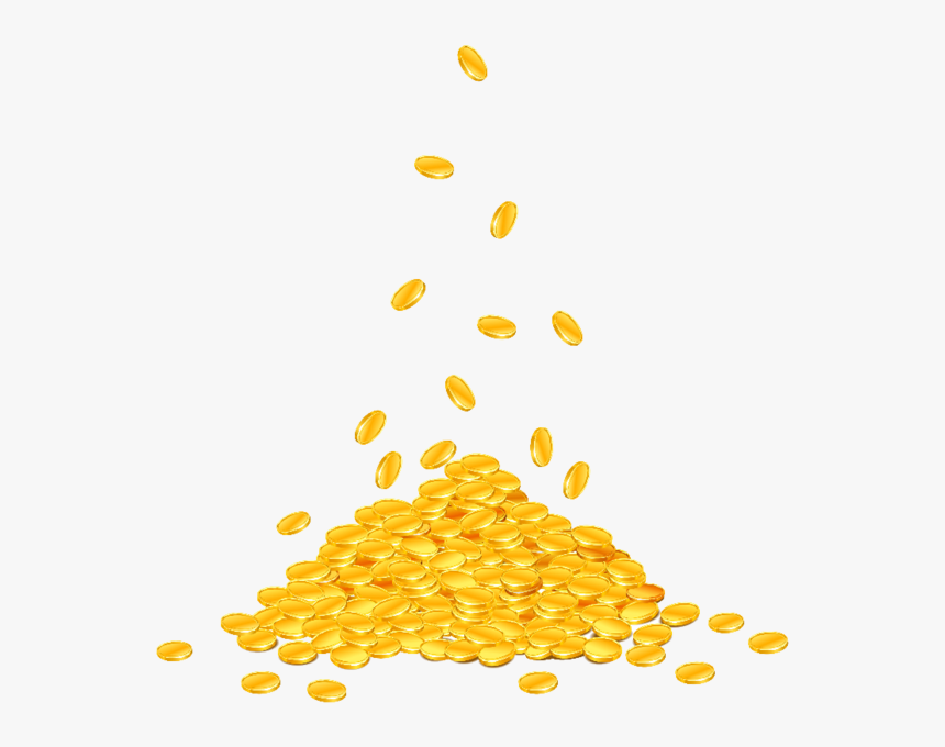 Falling Money Png - Gold Coins Falling Png, Transparent Png, Free Download