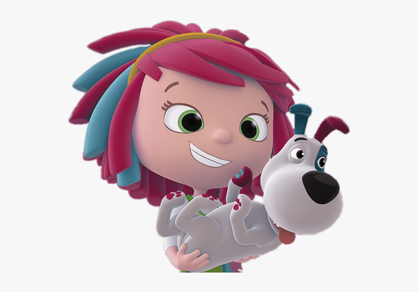 Yo Girl Holding Dog - Cartoon, HD Png Download, Free Download