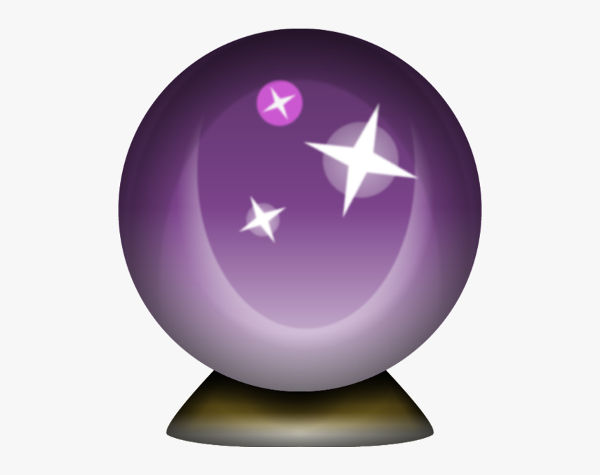 Crystal Ball Emoji Png, Transparent Png, Free Download