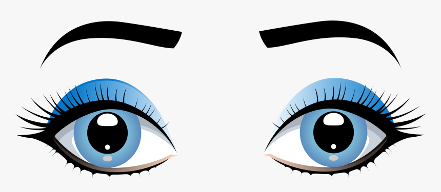 Eyebrow,eye,facial Character - Eyes Clipart Transparent Background, HD Png Download, Free Download