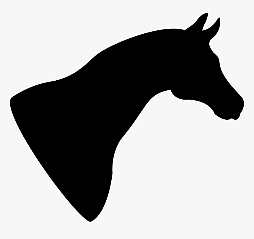 Horse Head Mask Clip Art - Horse Head Silhouette Png, Transparent Png, Free Download