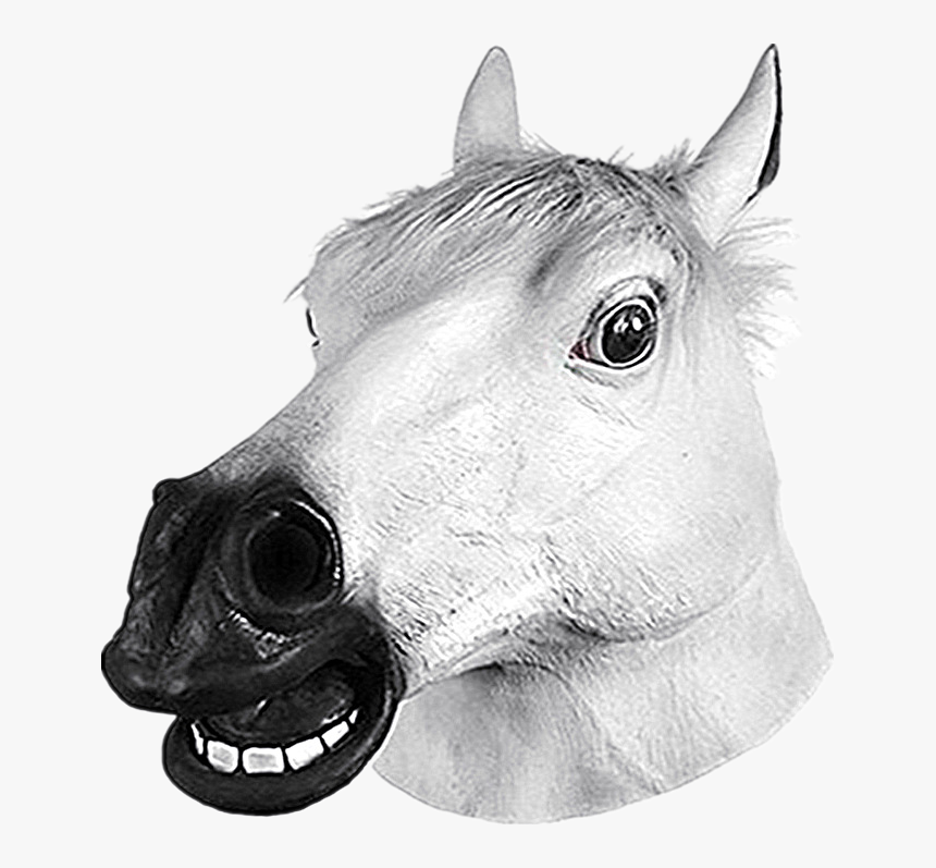 Transparent Horse Head Mask Png - White Horse Head Png, Png Download, Free Download