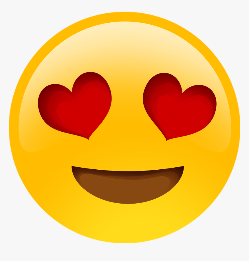 Eye Heart Emoji Png, Transparent Png, Free Download