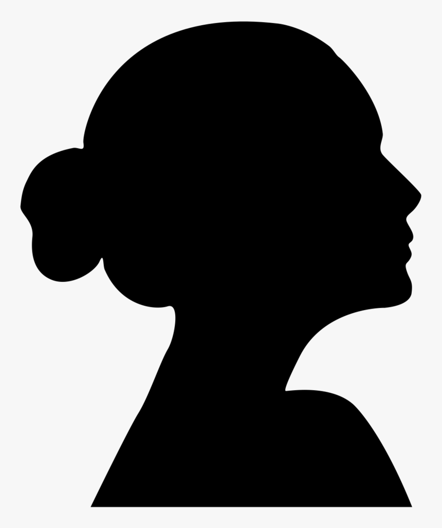 Silhouette, Child, Woman, Face Png Image With Transparent - Face Woman Silhouette Png, Png Download, Free Download