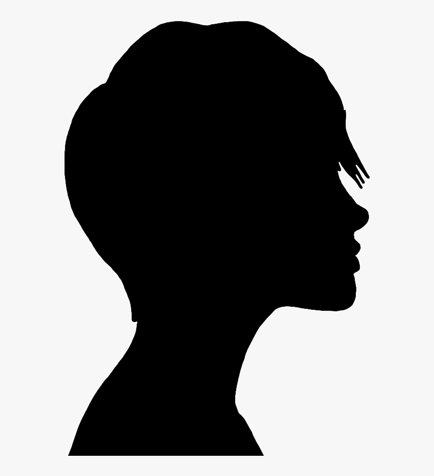 Face Silhouette Of Teenage Girl - Teenager Silhouette Png Vector, Transparent Png, Free Download