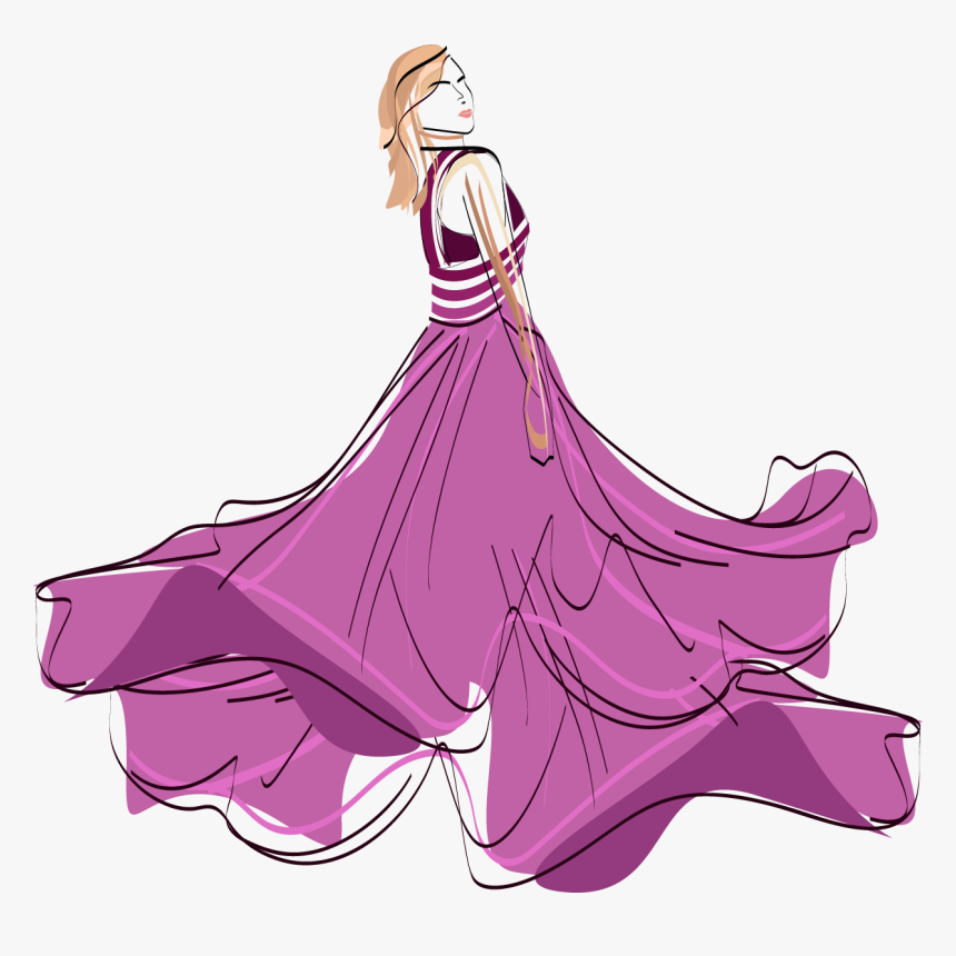 Fashion Designer Clipart - Model Fashion Show Png, Transparent Png, Free Download