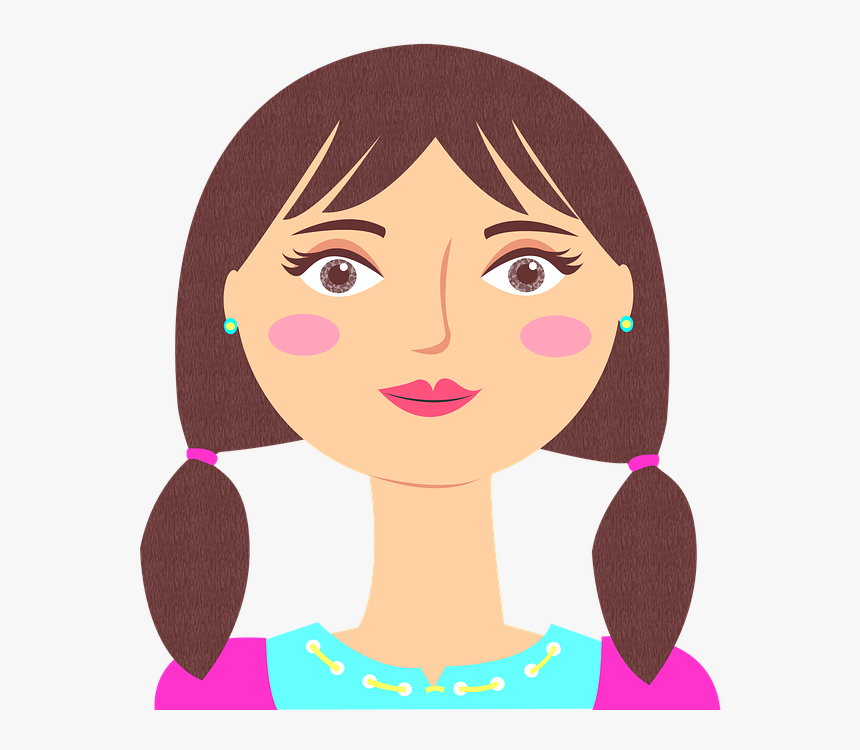 Transparent Young Girl Png - Lunares En La Frente, Png Download, Free Download