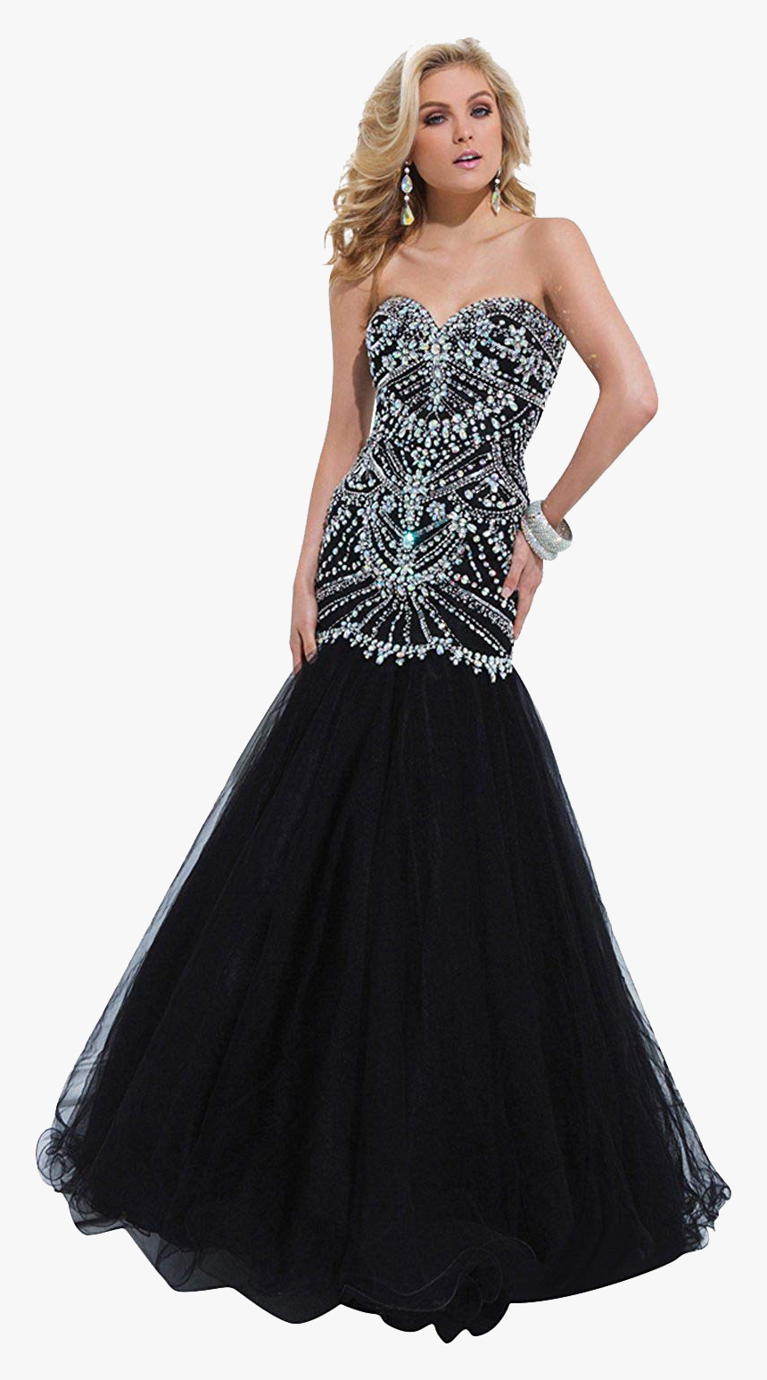 Evening Dresses Png Image Download - Night In Paris Gown, Transparent Png, Free Download